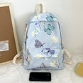 thumbnail image 3 of AMERTEER Butterflies Print Woman Backpack Multifunctional School Bags for Sport (Blue), 3 of 10