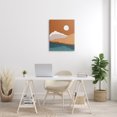 thumbnail image 2 of Stupell Industries Abstract Mountain Peaks Round Moon Nature Scene Graphic Art Gallery Wrapped Canvas Print Wall Art, Design by JJ Design House LLC, 2 of 7