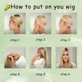 thumbnail image 4 of WINSKY Bob Wig Glueless Wigs 12”Heat Friendly Synthetic Lace Front Wig 150 Density Black Short Wigs for Black Women, 4 of 7