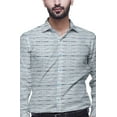 thumbnail image 2 of BESTMAN Formal Shirts For Men Slim Fit Printed Full Sleeve Shirts For Men, 2 of 5