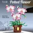 thumbnail image 2 of Remocguys Orchid Flower Building Set Compatible with Lego Botanical Home Decor for Adults 355 Pcs, 2 of 6