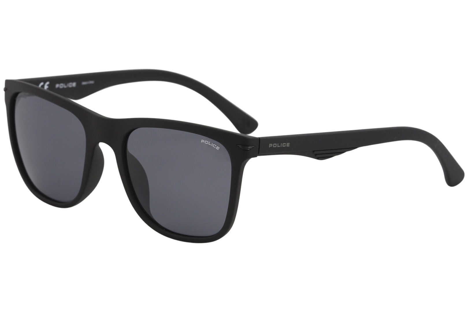 Police Blackbird Light-2 SPL357 357 U28P Black Square Polarized ...