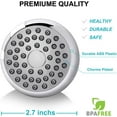 thumbnail image 4 of High Pressure Fixed Shower Head ‘‘ Rainfall Shower Head Leakproof Shower Heads with AngleAdjustable Swivel BallWater Saving ToolInstallation Replacement for Bathroom Shower Head, 4 of 8