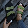 thumbnail image 4 of Vedolay Sandals for Summer Sandals Women Fashion Comfortable Back Zipper Sandals,Green 8.5, 4 of 5