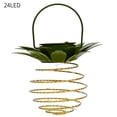 thumbnail image 2 of Naiovety Luz colgante Energía solar Luz de jardín Forma de piña Lámpara colgante al aire libre Decoración Type1 NO1, 2 of 6