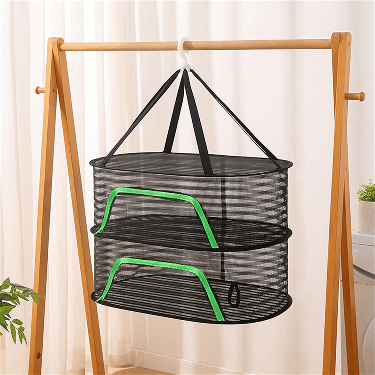 dry fish net Foldable Air Drying Vegetables Fruits Food Dehydrator Cage Fl ottostore Fish Drying Net, Hangable Drying