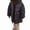Black, variant on Girls Hooded Puffer Coat Winter Thick Quilted Warm Windproof Long Jacket Size 3-13 Green Size 12
