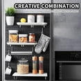 thumbnail image 4 of Qholemyo Cavity Panel Wall Display Decoration Perforation- Tabletop Kitchen Household Storage Plastic Can Be Combined Shelving Wall Mount 1 tablet, 4 of 4