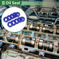 thumbnail image 2 of Anillo de Sello de Aceite Universal Unique Bargains Labio UN Sello de Eje Rotativo 14x24x8mm Alta Presión TPU Azul 10 Pcs, 2 of 7