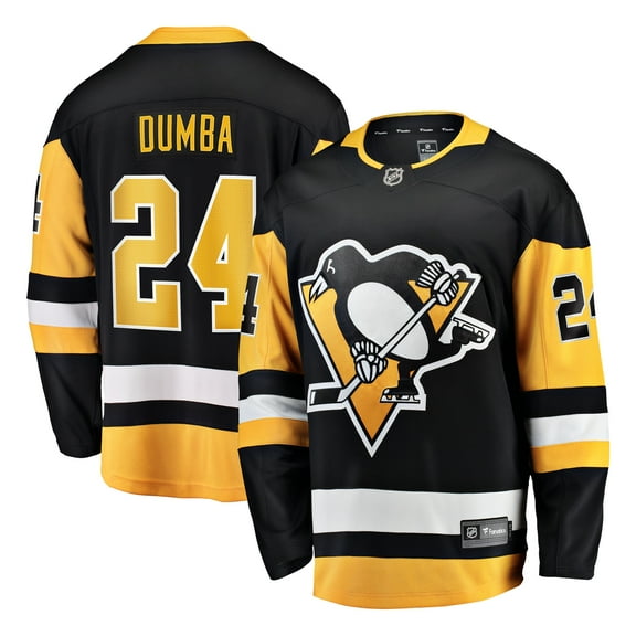 Men's Fanatics Matt Dumba Black Pittsburgh Penguins Home Breakaway Jersey