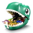 thumbnail image 2 of Dinosaur Toy Storage Backpack Gifts for Kids 3-5 Toy Figures & Playsets Dinosaur Cake Topper Storage Backpack with Education for kids christmas gifts, 2 of 9