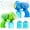Dark blue&Green, variant on SYNCFUN 2 pack Bubble Gun for Kids with 10 oz Bubble Refill Solution, Automatic Bubble Maker Blower Toy for Toddlers Outdoor Play and Party Favors