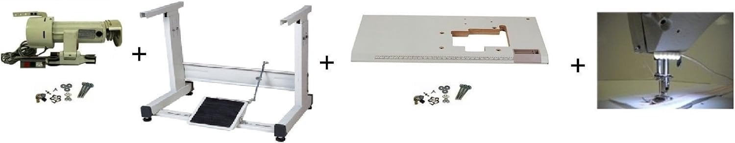 Juki DDL-5550 LockStitch Industrial Sewing Machine Table,servo Motor,lamp,Made in Japan DIY
