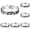 A 6PCS, variant on 925 Sterling Silver Band For Women Girls Sheet Music Oxidized Musical Note Ring Music Lover Student Teacher Jewelry Gifts
