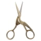 thumbnail image 1 of Tijeras de costura ANGGREK de Bronce 1 pieza para manualidades Tamaño grande y pequeño, 1 of 8