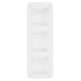 Axio 6 Inch Pure White Ceramic Appetizer Serving Tray