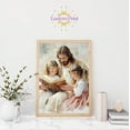 thumbnail image 2 of Eastern Print Jesus Teaches Kids Poster, Christian Pictures Wall Decor, Jesus Painting Decor, Catholic Sacred Heart Of Jesus Painting, Religion Bible Poster For Church Living Room, UNFRAMED 16x24, 2 of 4