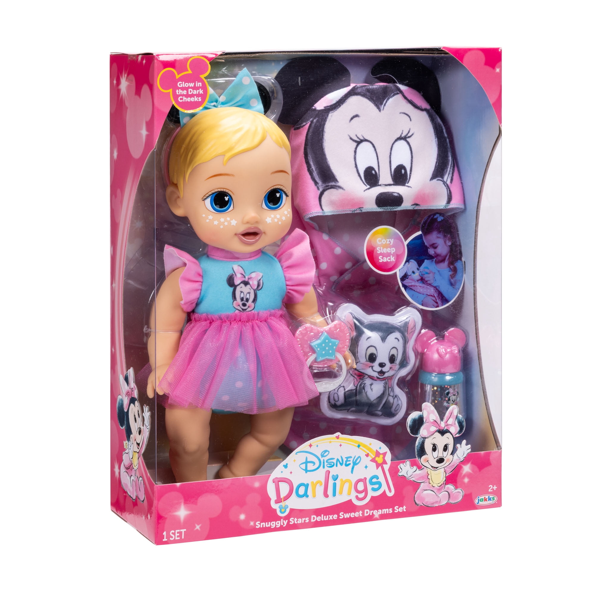 DISNEY DARLINGS SNUGLY STARS MINNIE DOLL