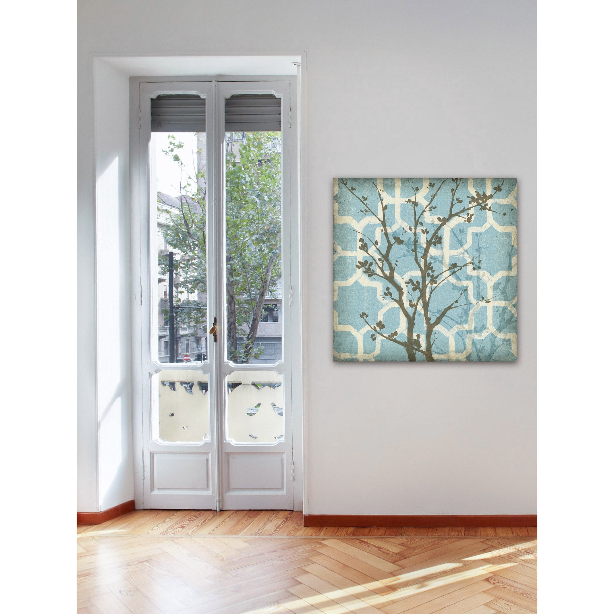 Marmont Hill "Silhouette & Pattern I" Painting Print on Wrapped Canvas