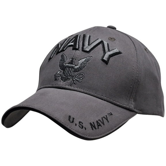 U.S. Navy 3-D Raised Letter Gunmetal Grey Hat