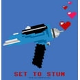 thumbnail image 2 of Men's Star Trek Valentine's Pixel Set Phasers to Stun  Pull Over Hoodie Royal Blue 2X Large, 2 of 4