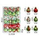 thumbnail image 2 of Juego de adornos de Navidad 24-Pack | Bolas de plástico pintadas mate de 3 cm | Decoraciones de Árbol Vibrantes para Fiestas | Diseño duradero a prueba de roturas | Colección de colgantes, 2 of 8
