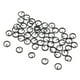 thumbnail image 2 of 50pcs Q Anillos forma forma forma Pesca Terminal Aparejos 6mm Matt Black kusrkot Anillos divididos con cebo, 2 of 7