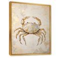 thumbnail image 2 of Designart "Minimalist Crab Artwork II" Crab Floater Framed Wall Art Prints, 2 of 5