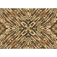 thumbnail image 1 of Ahgly Company Indoor Rectangle Patterned Blood Red Brown Area Rugs, 4' x 6', 1 of 6
