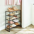 thumbnail image 6 of Better Homes & Gardens Jace 5-Tier Shoe Rack, Metal Steel, 15 Pairs of Shoes, Multi-Functional, 6 of 9