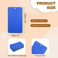 thumbnail image 2 of 100Pcs Blue Plastic Shipping Tags, 3.5" x 2" Waterproof Labeling Tags Perforated for Luggage, Garage, Inventory Tag, 2 of 7