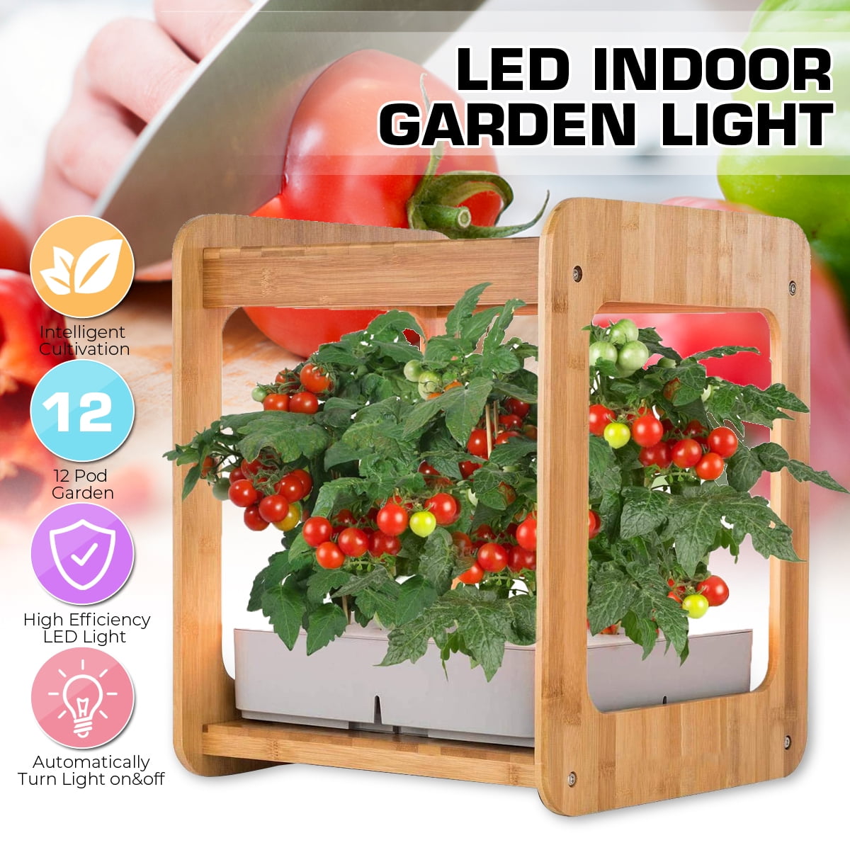 Ecoo Grower IGS-14 Hydroponics Growing System,Indoor Herb Garden