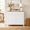 White, variant on Pine Wood Sideboard & Buffet: 43.89" Wide with 2 Doors and 1 Drawer Unfinished - From the Tree Furniture