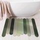 thumbnail image 4 of Alfombra de baño antideslizante súper absorbente, respaldo de goma, alfombra de baño lavable, alfombra de ducha multicolor moderna, 16x24in, 4 of 5