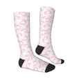 thumbnail image 3 of Balery Cute Rabbit Printed Novelty Socks Men's Women's Crew Socks Sports Socks Knee High Socks Cotton Socks Quirky and Cool Socks, 3 of 9