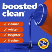 Tide Laundry Detergent Liquid with 6X Boosted Cleaning Power, Spring Meadow Scent, 125 fl oz, 100 Loads