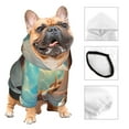 thumbnail image 3 of Honeii Cloud Guinea Pig Print Small Dog Hoodies Pet Hooded Sweatshirts Fall Winter Puppy Cat Sweaters Warm Clothes for Small Dogs Outfits Costume-XX-Large, 3 of 7