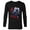Black, variant on Marvel Spider-Man: Across the Spider-Verse Miles Gwen Miguel - Long Sleeve T-Shirt for Men - Customized-White