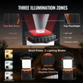 thumbnail image 4 of VEVOR LED Camping Lantern, All-in-one, 1000LM, 360° Illumination, 4 Lighting Modes, Battery Powered Light, Outdoor Robust Flashlight, Built to Last Li, 4 of 6