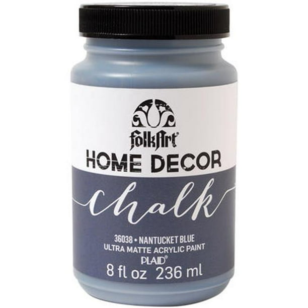 FolkArt Home Decor Chalk Paint 8ozNantucket Blue