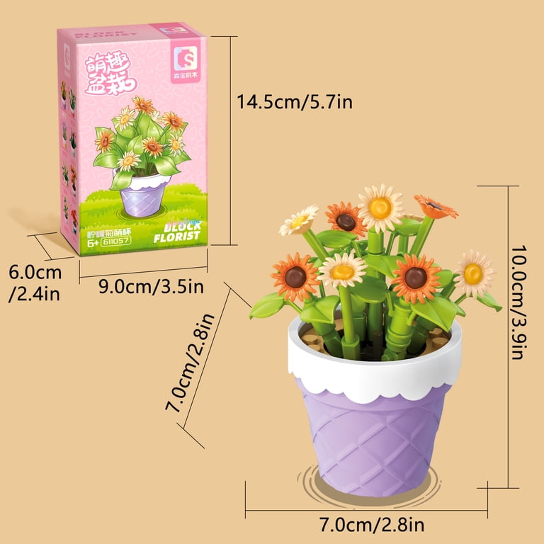 SEMBO Block Florist Series Building Block Flower Model Set 611057