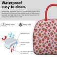 thumbnail image 2 of Sac à Lunch Mignon pour Amateurs de Fraises – Design Kawaii Fruits et Fleurs Sac Isotherme Réutilisable, 2 of 3