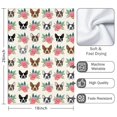 thumbnail image 3 of 2 Pcs Funny Kitchen Towels,White Boston Terrier and Flower Microfiber Dish Towels,Kitchen Tea Towels,Kitchen Towel Set (18" X 26"), 3 of 3