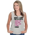 thumbnail image 3 of What I Look For In Guys Corgi Lover Womens Plus Size Graphic Tank Top Brisco Brands 2X, 3 of 5