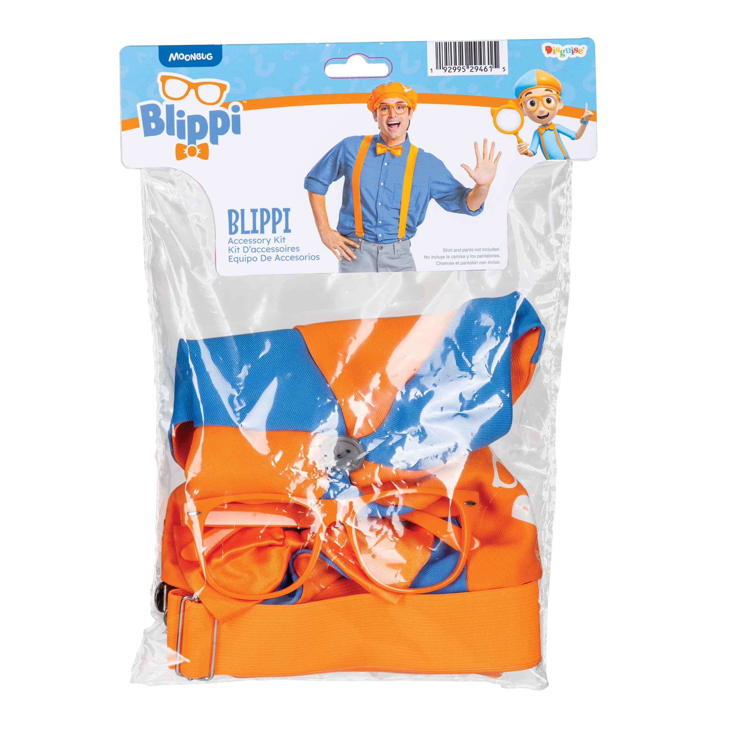 Blippi 'Blippi' Halloween Accessory Kit for Adults, by Disguise