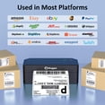thumbnail image 3 of Mvgges Shipping Label Printer,Bluetooth 4x6 Thermal Label Printer for Small Business Office or Home, Compatible with Android, iOS, Windows and Mac, Widely Used for Amazon,Ebay,USPS,Etsy, 3 of 8
