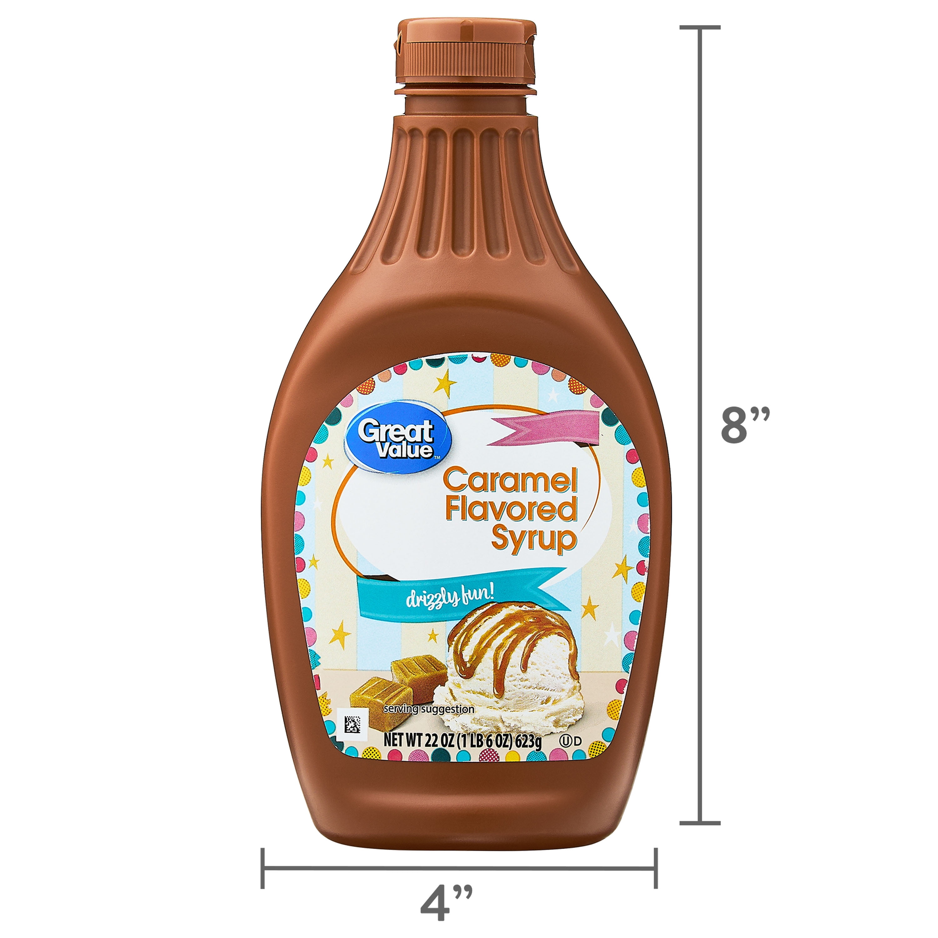 Great Value Caramel Syrup, 22 oz