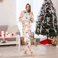 thumbnail image 7 of FORMRS Onesies Pajama for Adults Unisex Hoodie Winter Jumpsuit One Piece Sleepwear, Sizes S-2XL, Christmas Snowman, 7 of 7