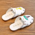 thumbnail image 5 of FRSASU Kids Sandals Children Boys Girls Summer Animal Leather Slipper Casual Sandals Shoes Yellow 8(26), 5 of 7