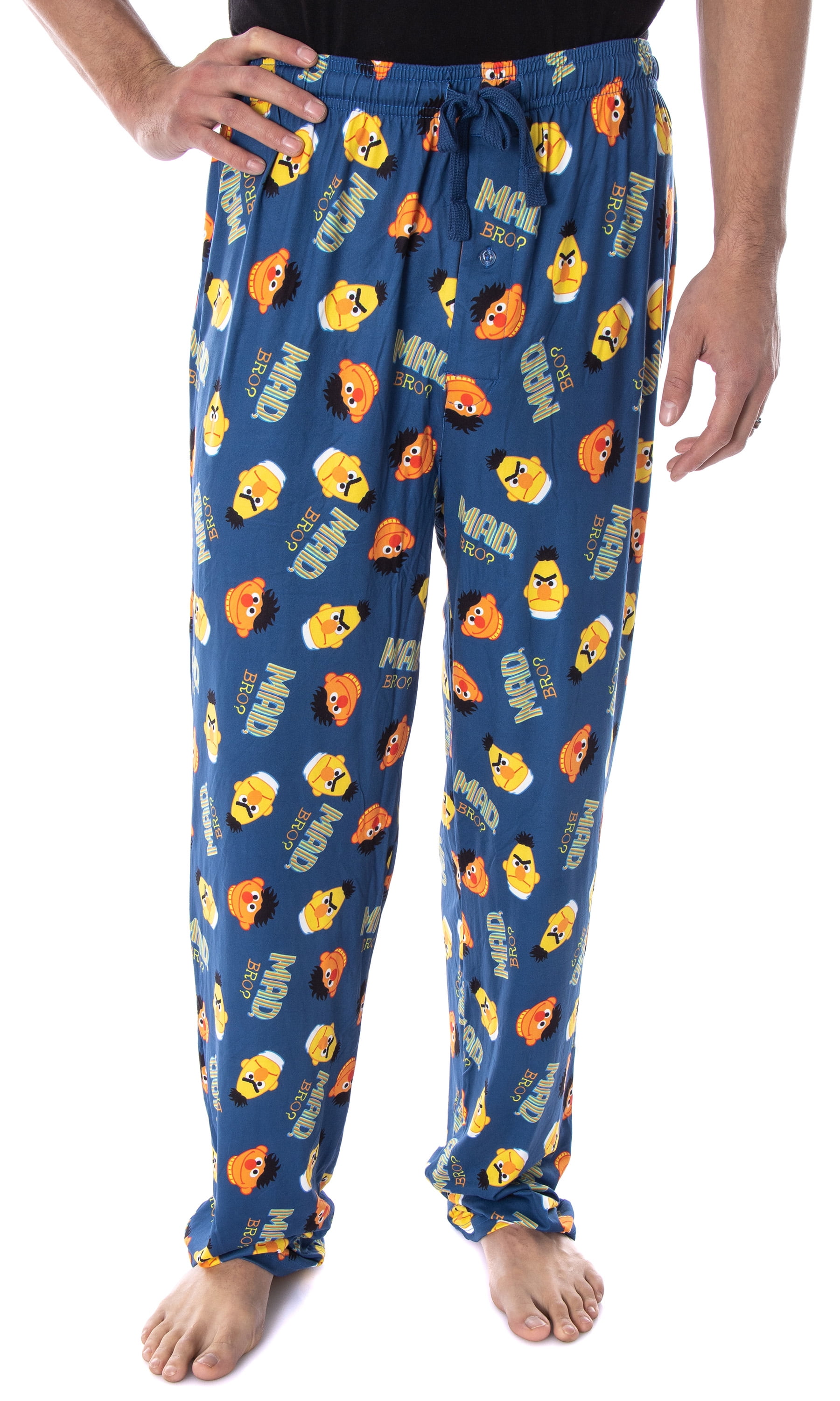 Temerity Maak avondeten Afleiden Sesame Street Men's Bert And Ernie Mad Bro? Sleep Lounge Pajama Pants (MD)  - Walmart.com